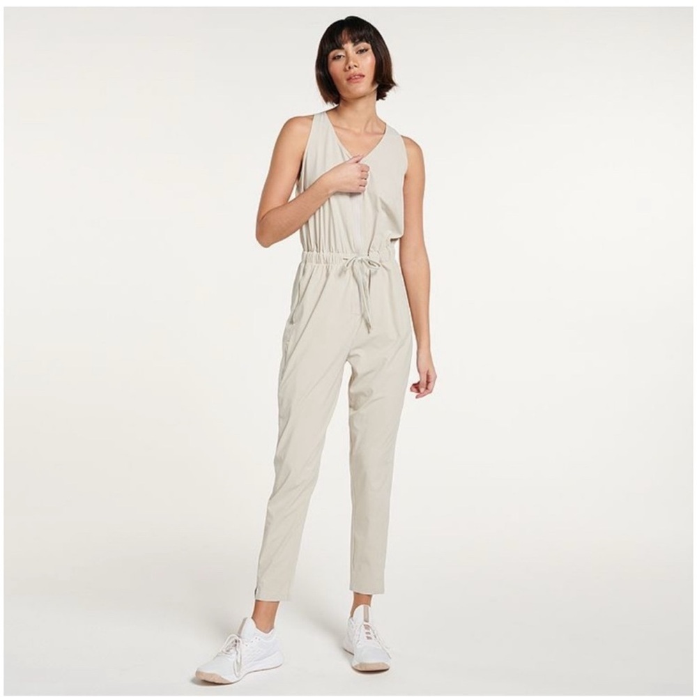 FLX Active Jumpsuit Cream Size Medium